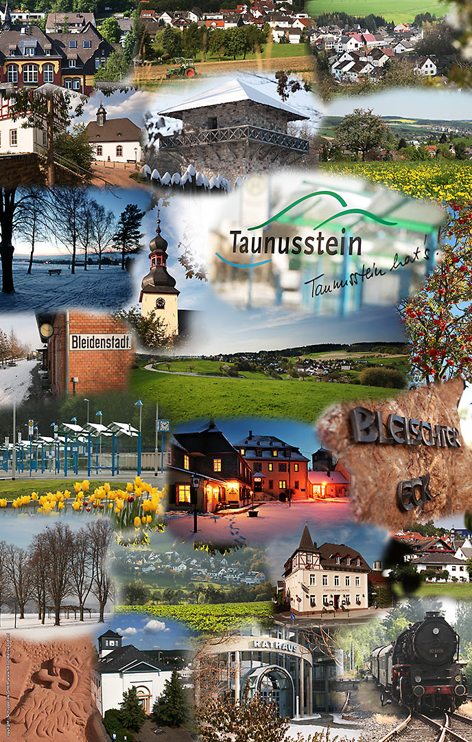 Leinwand Taunusstein Collage Vol.1